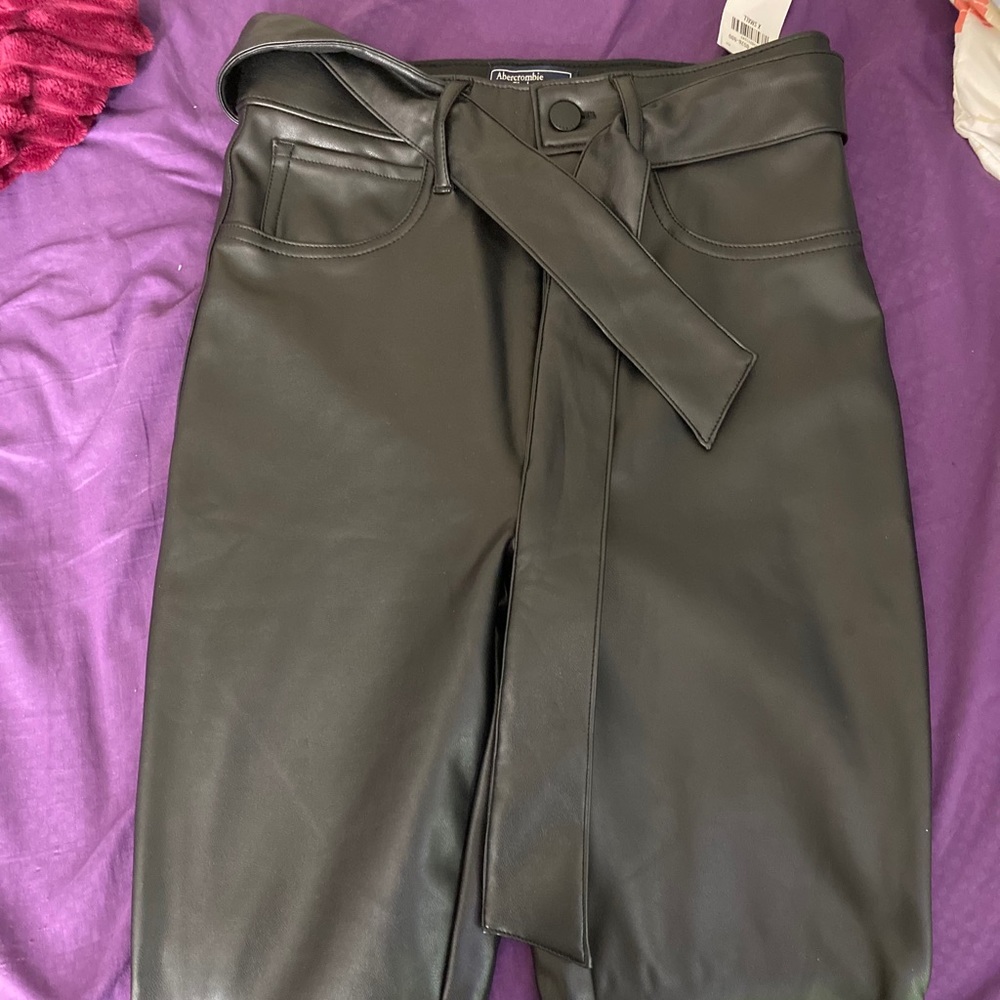Brand new Abercrombie leather pants